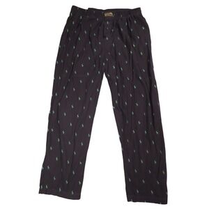 Polo Ralph Lauren Pajama Pants Sleepwear Loungewear All Over Print Large - Flaws